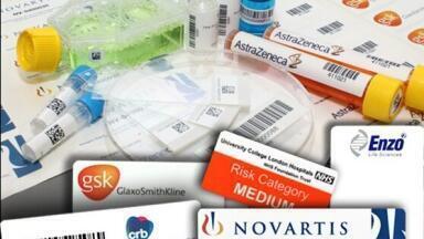 NEW! CILS-8100S Ultra Solvent Resistant, Computer Printable Laboratory Labels