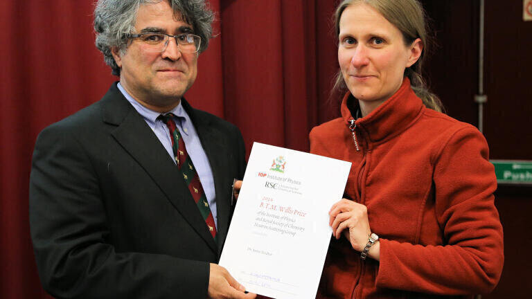 Bath Researcher Scoops Top Neutron Scattering Prize