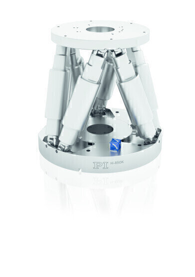 New Precision Hexapod for Loads up to 500 kg and 100 mm Travel Range
