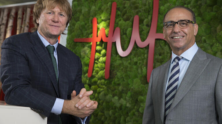 Sir Chris Evans and Theo Paphitis