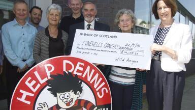 Wild Angus' Fundraisers Boost for Ninewells Cancer Campaign  