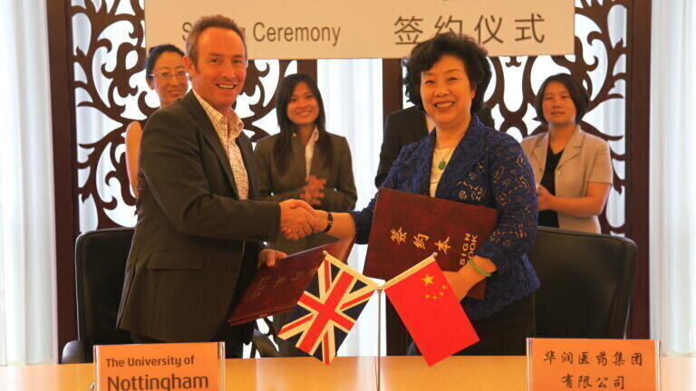 Nottingham Signs Partnership Agreement with Chinese Pharma Giant