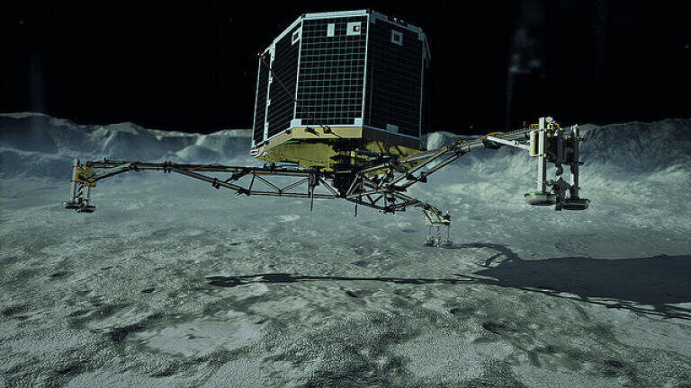How Did the Philae Lander Land on an 18km/s Comet?
