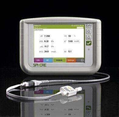 Miniature In-line Blood Gas Analyser Introduced
