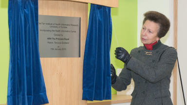 HRH The Princess Royal Opens Health Informatics Institute