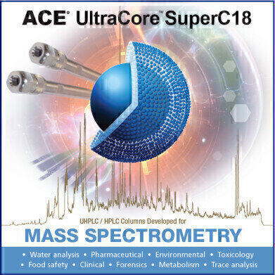 MS Optimised Microbore and Analytical LC Columns – ACE UltraCore SuperC18
