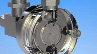 Measurement of Helium in Fossil Water