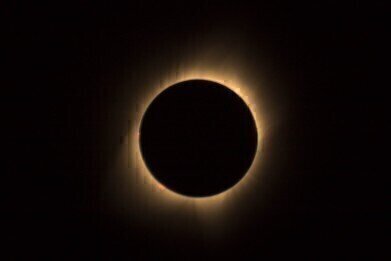 reverse solar eclipse