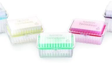 Rainin TerraRack Reduces Plastic Tip Box Waste
