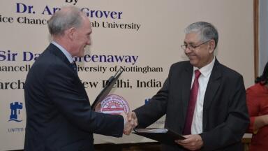 Partnership with Indian university opens new opportunities for Nottingham