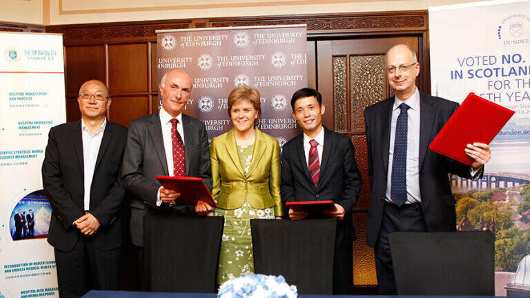 Scottish Universities Strike Alliance with Healthcare Industry in China 
