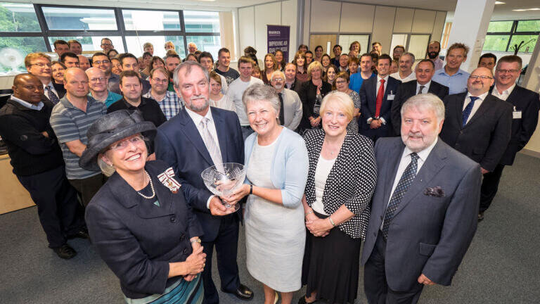 Lord-Lieutenant presents Queen’s Award for Enterprise to Markes