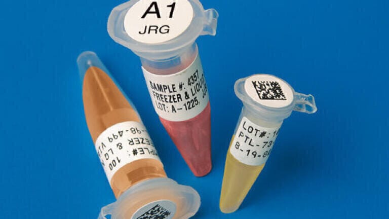 Free sample pack: Special Labels for Vials, Tubes & Bottles Labmate Online