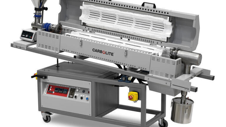New Rotating Tube Furnace with Easily Removable Work-Tube