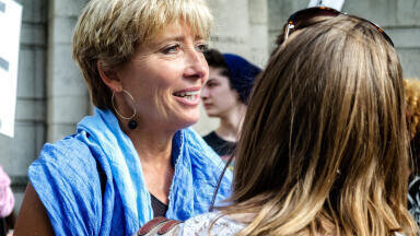 Why Did Emma Thompson Drag a Gigantic Polar Bear through London?
