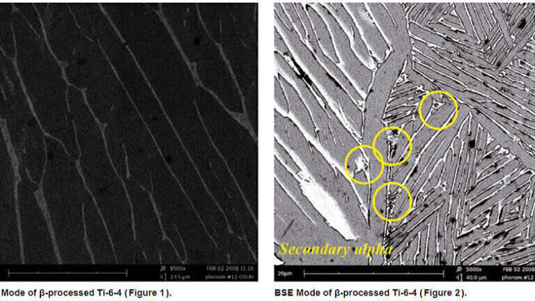 Rapid inspection and characterisation of alloys using the Phenom desktop SEM