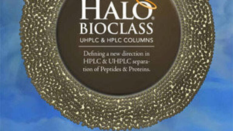 HALO BioClass for fast, high resolution separations of biomolecules