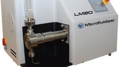 New Microfluidics LM20 High Shear Fluid Processor now Available