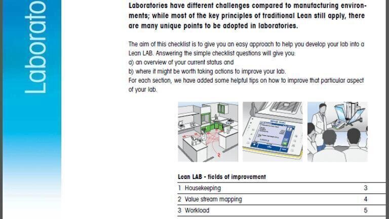 Assess your lab and see where you could make improvements; it takes just a few minutes.