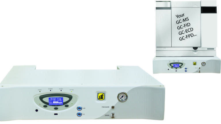 The 'space-saver' FID Station gas generator from LNI Schmidlin