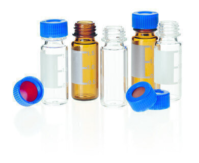 Kinesis SureStop® Vials - reduce sample evaporation and extend autosampler needle lifetime
