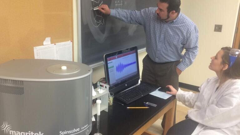 Report on Benchtop NMR System use by Undergraduate Chemists at Samford University in their Research and Education Programs