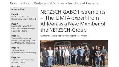 OnSet 15: The latest version of the NETZSCH customer magazine is available now!