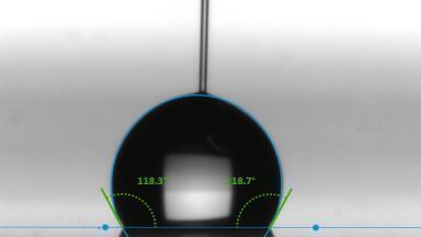 Revolutionary Dosing Technique for Contact Angle Scientifically Validated