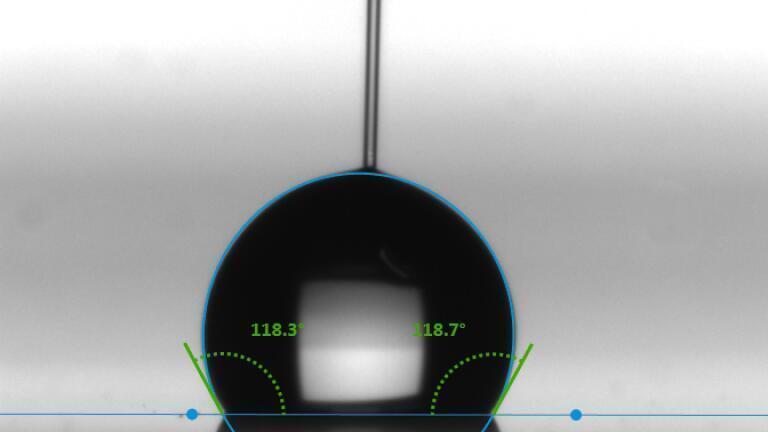 Revolutionary Dosing Technique for Contact Angle Scientifically Validated