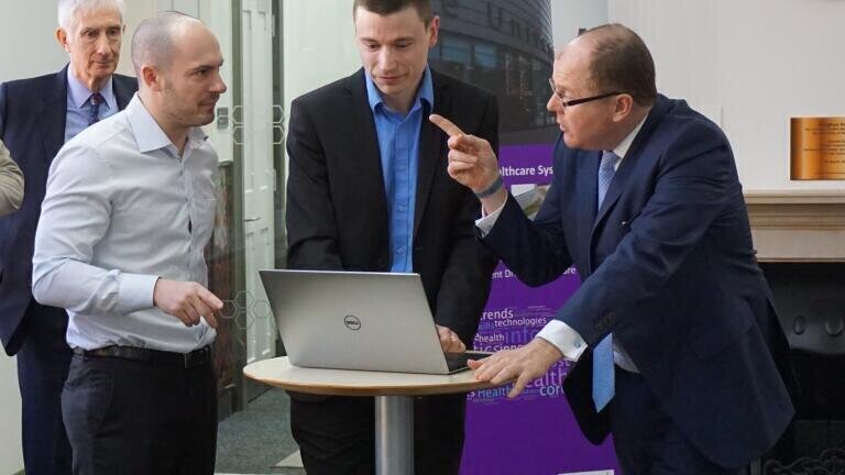 George Freeman Minister for Life Sciences visits Manchster's Digital Health hub