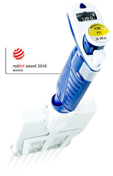 Expanded Line of Electronic Pipettes Wins Red Dot Product Design Award 2016
