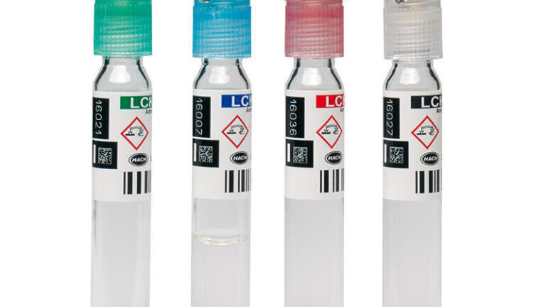 Colour-coded measuring ranges