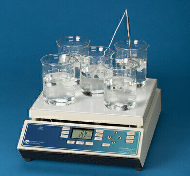 New Programmable 5-Position Stirring Hot Plate