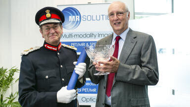 Queen's Award Presented by Lord Lieutenant of Surrey