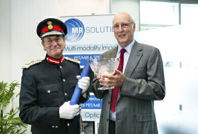 Queen's Award Presented by Lord Lieutenant of Surrey
