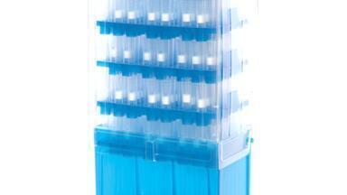 Pipette tips that produce less waste and save space. 54% less waste and up to 55% less space, in fact!