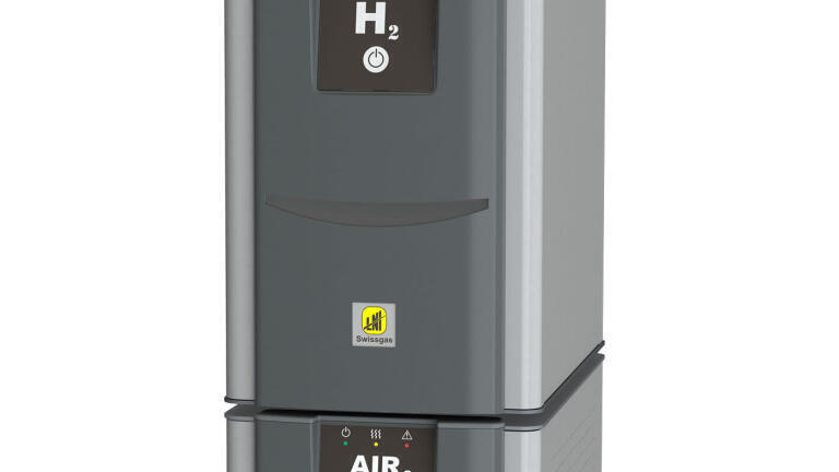 The 'space-saver' Hydrogen + Air generator from LNI Swissgas