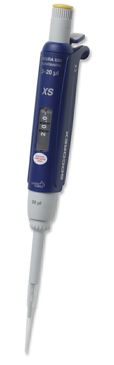 Socorex Acura® manual XS micropipettes - a master in metrology