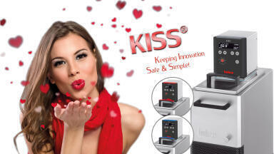 KISS® Cooling and heating circulators for laboratory applications from -30 to +200°C
