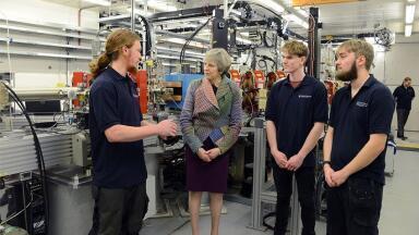 Industrial Strategy Plans Launched by Prime Minister at STFC’s Daresbury Laboratory