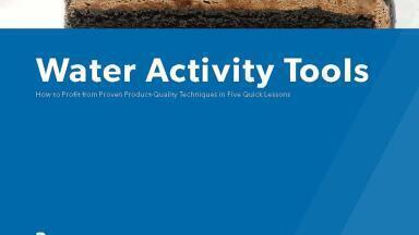 Free Booklet Shows how to Profit from Water Activity Analysis