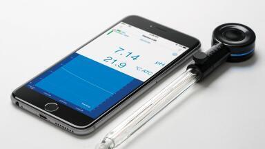 Meet the HALO Wireless pH Meter - take laboratory grade pH and temperature measurements using your smart phone or tablet