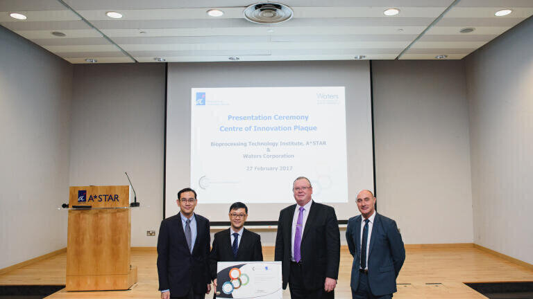 Waters Honours Singapore’s Bioprocessing Technology Institute (BTI) for Glycoscience Research