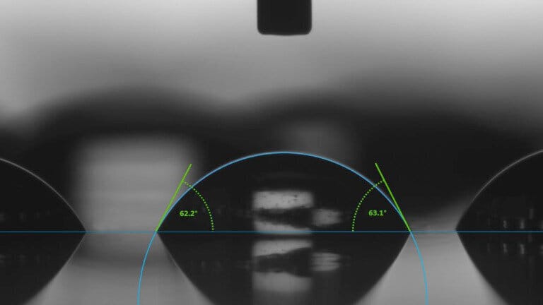 New Software Revolutionises Drop Shape Analysis for Contact Angle Measurement