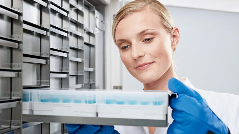 The CryoCube F740 provides space for up to 576 boxes.