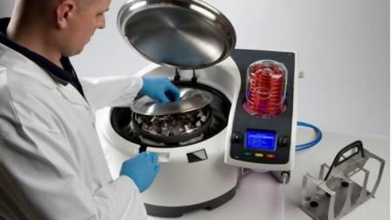 Fast, safe evaporation and reformatting of large volume samples