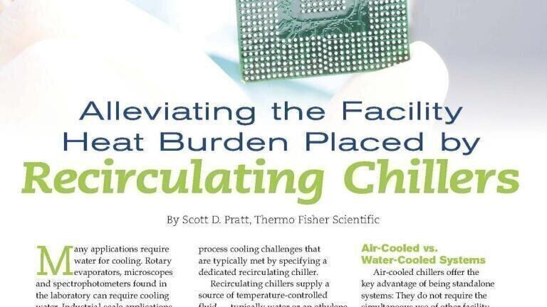Alleviating the Facility Heat Burden Placed by Recirculating Chillers