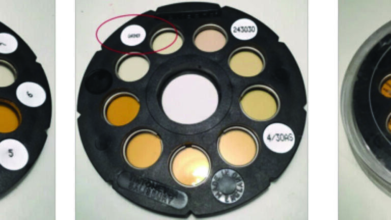 Figure 1.
From L-R, The Serial Number of the Disc, The Scale of the Disc, The Serial Number of the Disc on Box