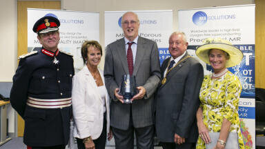 MR Solutions receives Queen’s Award from Lord-Lieutenant of Surrey