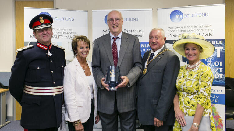 MR Solutions receives Queen’s Award from Lord-Lieutenant of Surrey